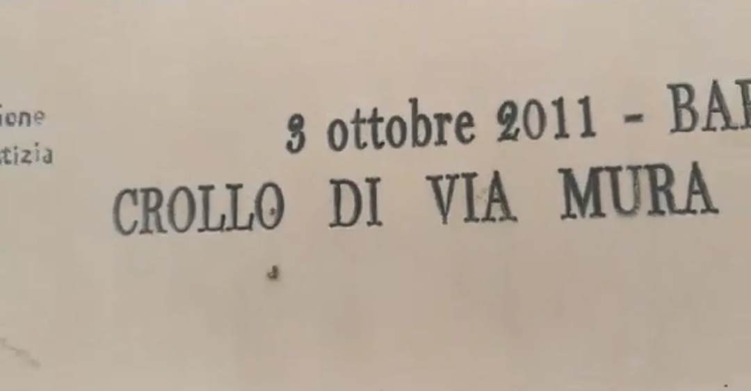 Barletta Nove Anni Fa Il Crollo Di Via Roma Noi Notizie