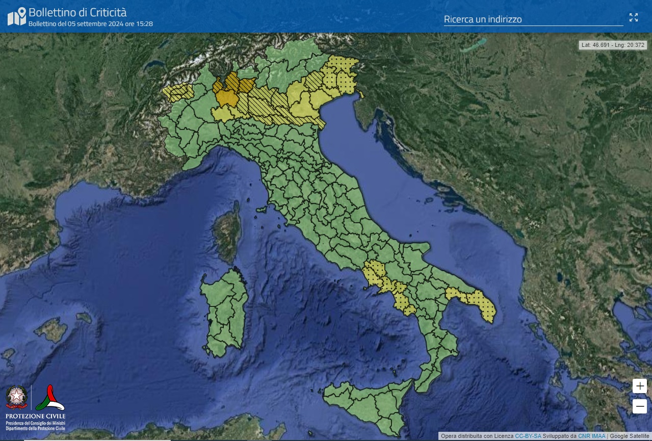 Maltempo Il Salento Fra Le Zone Ditalia In Allerta Per Temporali