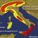 meteo cartina 4-8 novembre