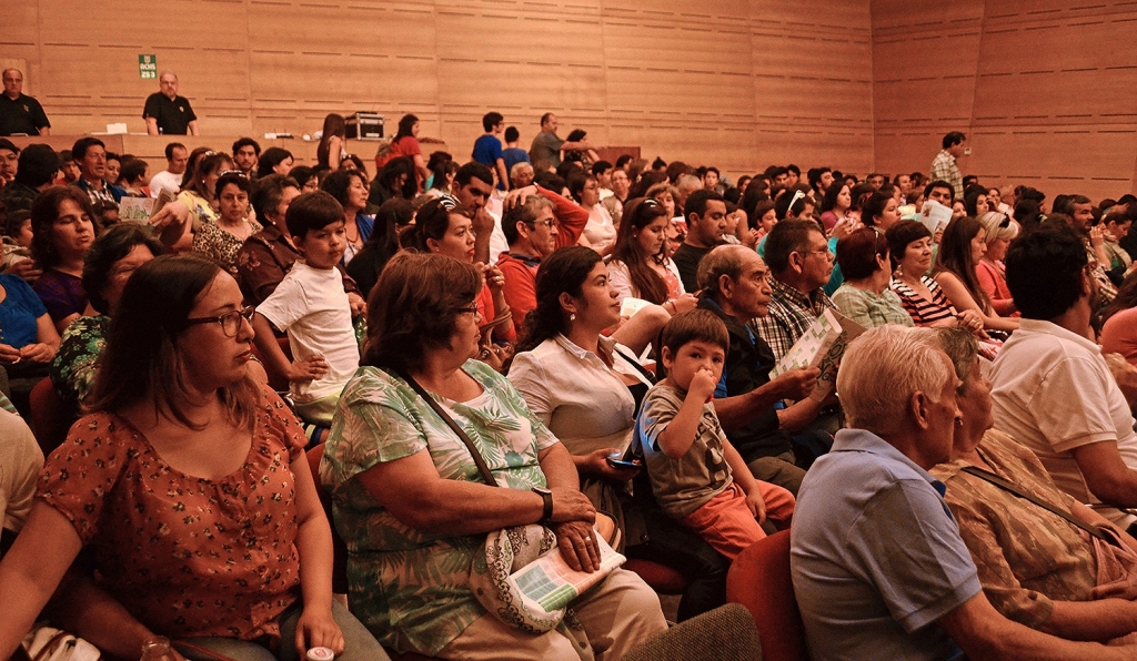 Il pubblico a Melipilla Auditorio del Profesor