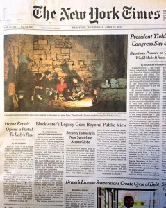 Foto prima pagina NYT, in rete notizia - DA OSTOLANILa stor