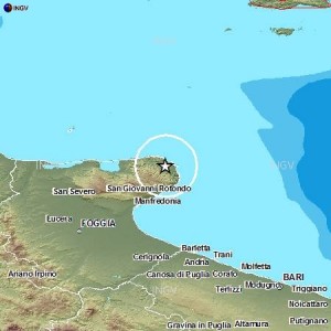 terremoto gargano 31 maggio 2015