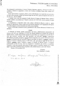 Sentenza n. 7332 - ALBERINI Raffaele - Giudice Dr GENTILE1