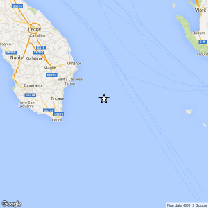 terremoto canale d'otranto