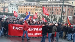 ilva genova corteo