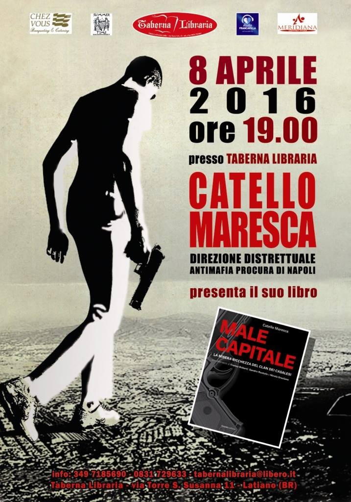 Locandina Presentazione libro Male Capitale