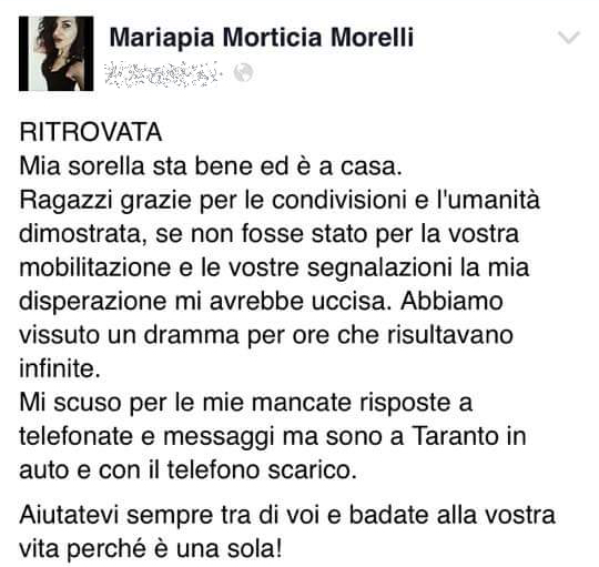 ritrovata roberta morelli 1