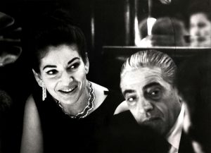 Maria Callas con Aristotele Onassis