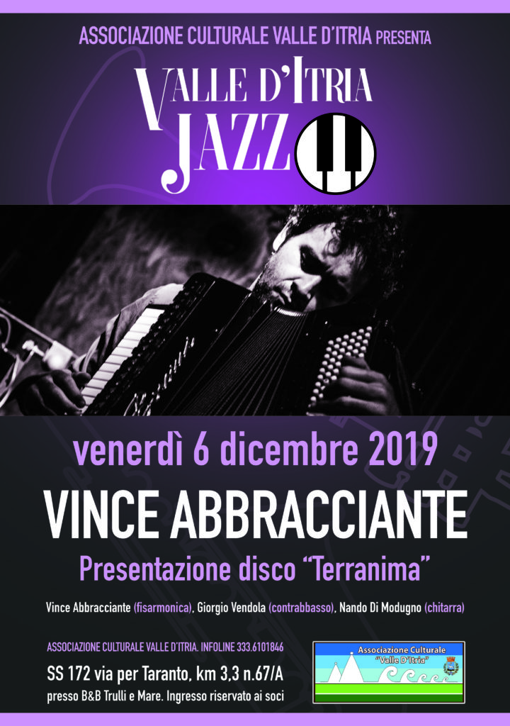 Poster jazz 70x100 vince abbracciante