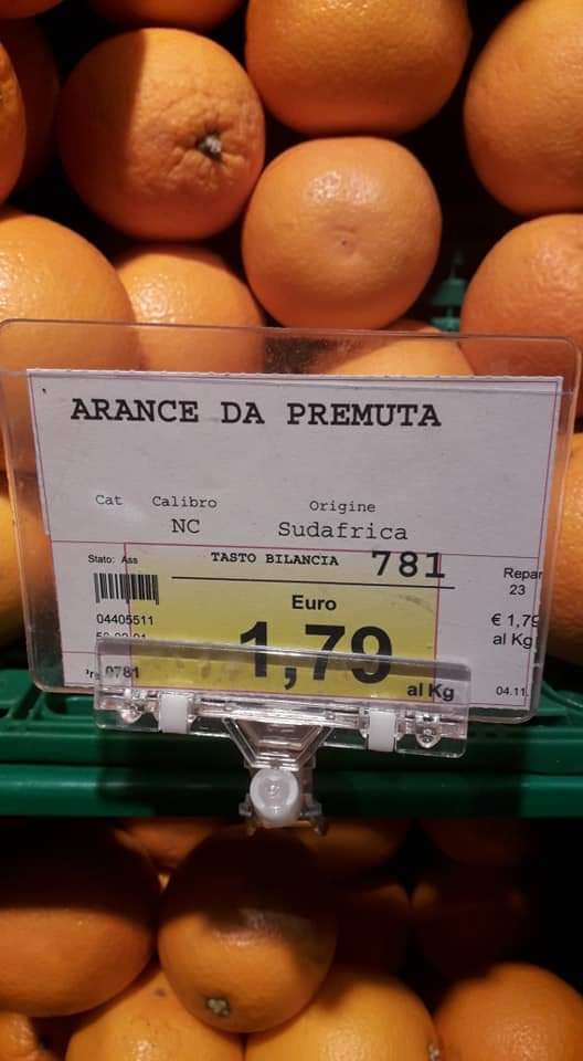 Arance da premuta