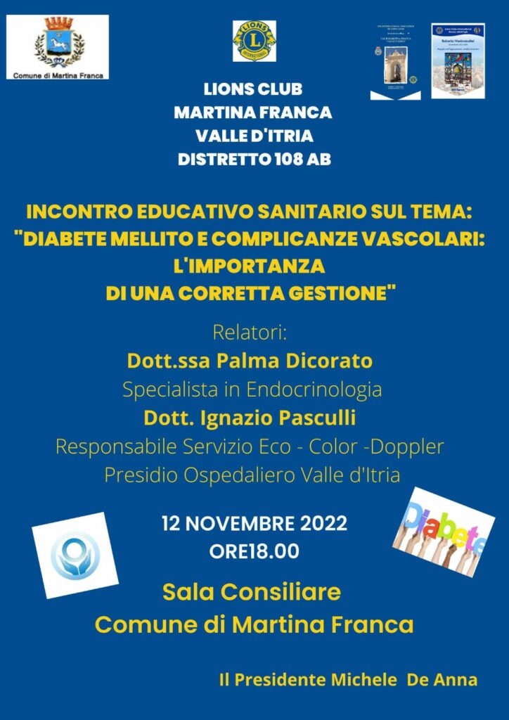 locandina incontro educativo sanitario