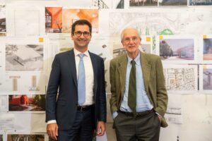 Il Rettore Francesco Cupertino con il Senatore Renzo Piano a Palazzo Giustiniani