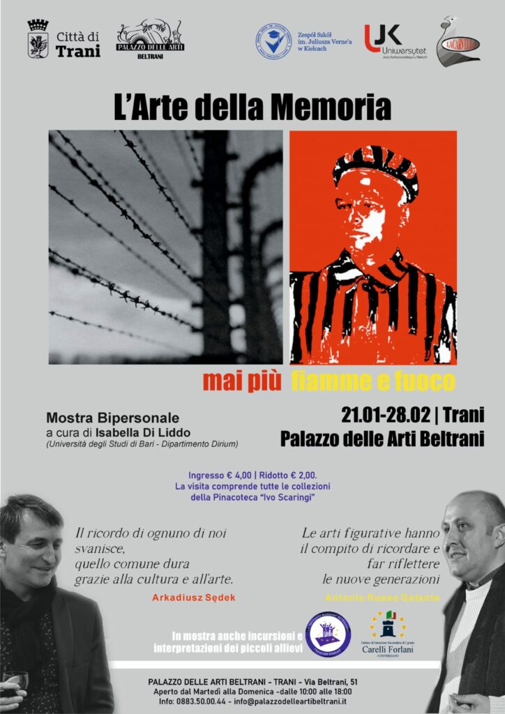 Loc. mostra LArte della Memoria Palazzo delle Arti Beltrani Trani BT