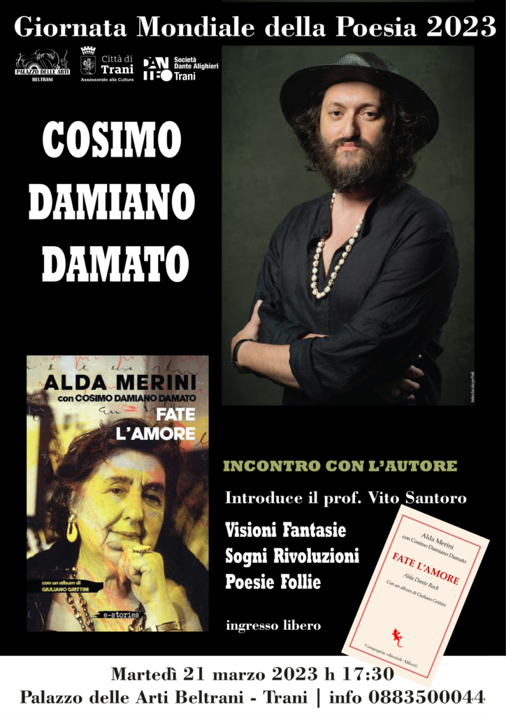 Loc. Presentazione libro di Alda Merini e Cosimo Damiano Damato Fate lamore a Palazzo Beltrani