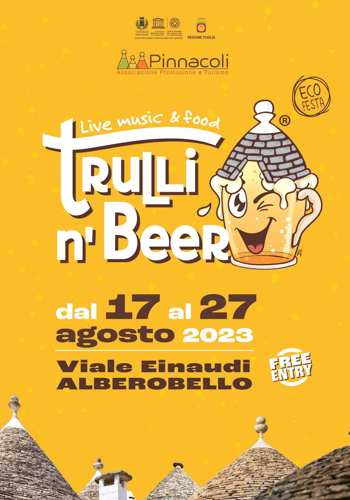 Alberobello: da oggi Trulli n' Beer. Corigliano d'Otranto: Birre al  castello - Noi Notizie.