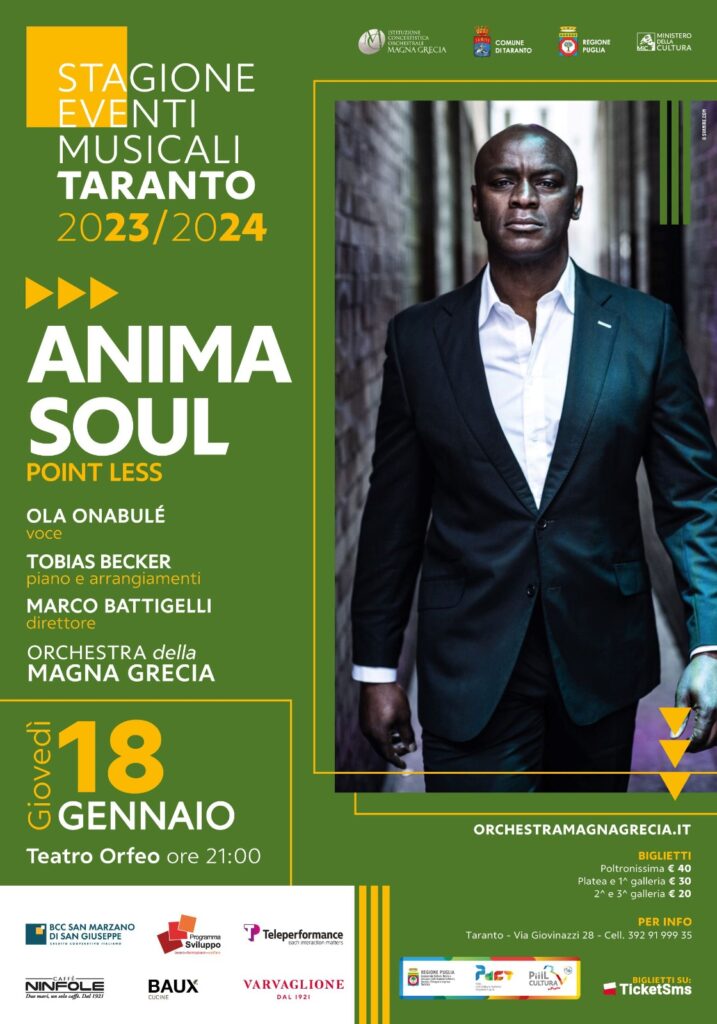 ANIMA SOUL Giovedi 18 gennaio