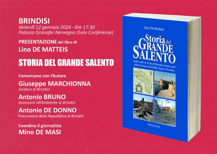 Locandina storia del grande salento brindisi