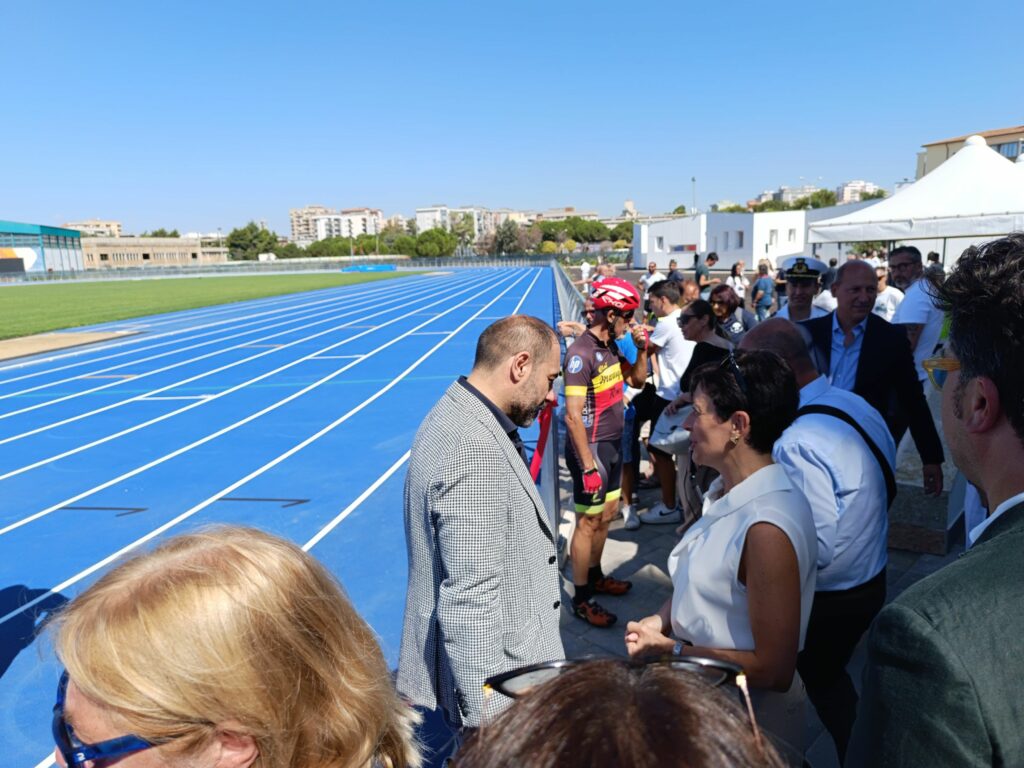 INAUGURAZIONE PISTA ATLETICA STADIO VALENTE