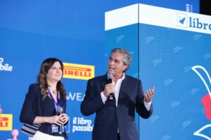 Emanuele di Palma e Cristina Scocchia al Premio Valore Donna