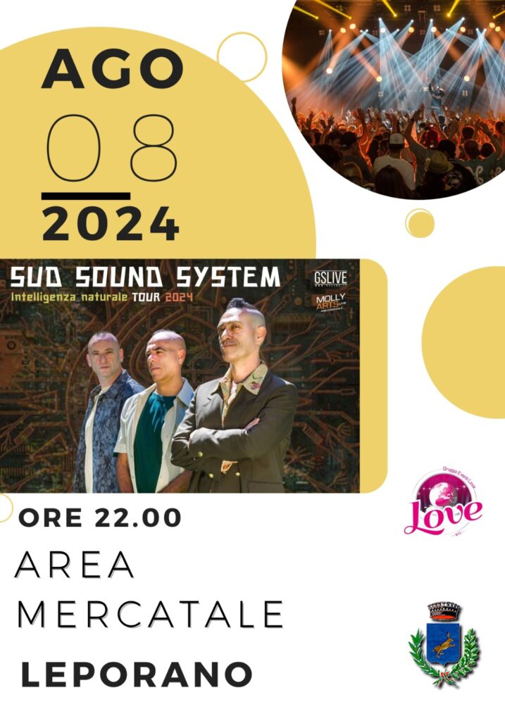 Locandina concerto Sud Sound System