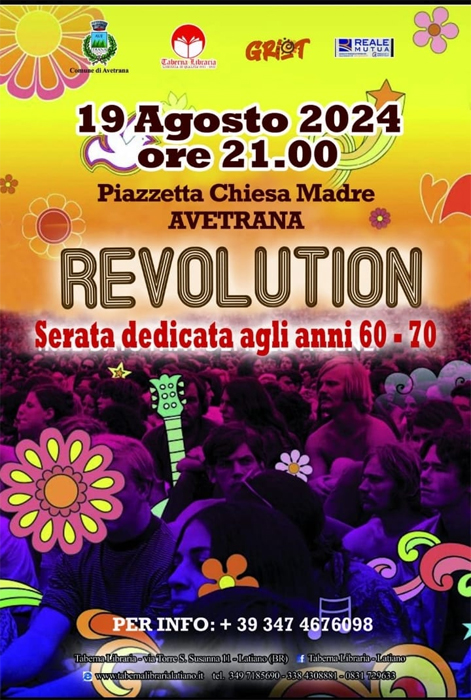 Revolution Locandina Avetrana 19 08 2024