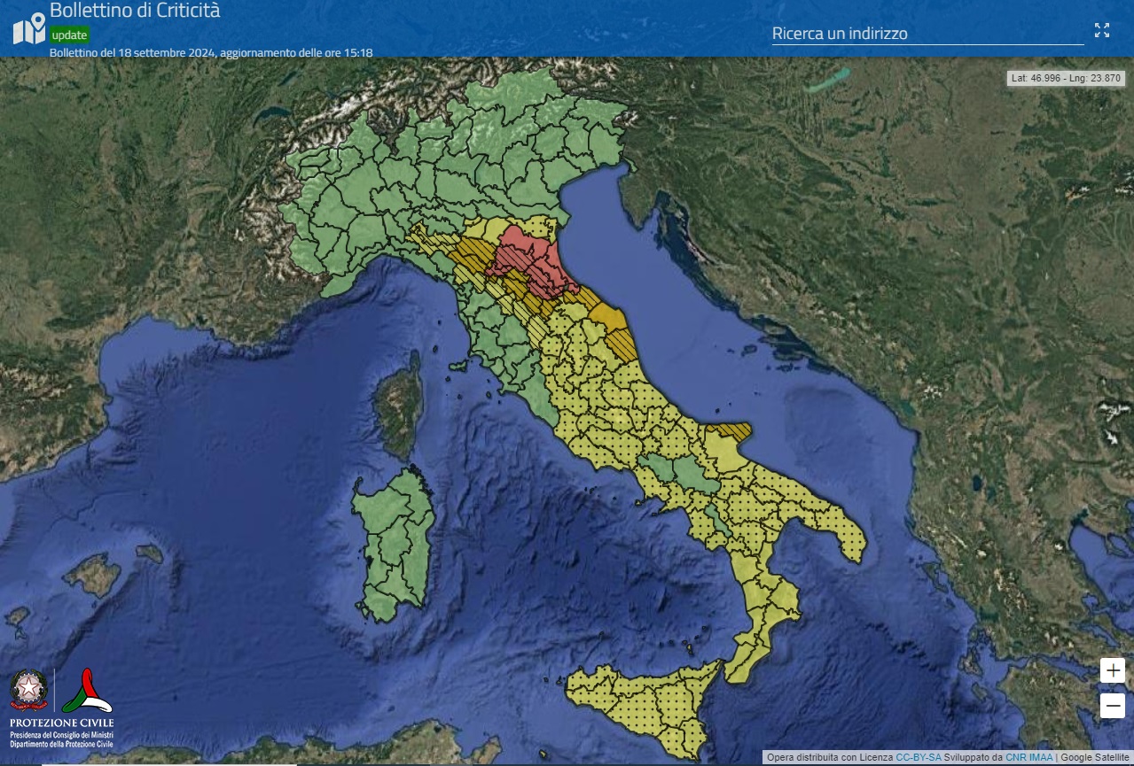 Maltempo: Puglia fra le regioni in allerta temporali, per Gargano e Tremiti è codice arancione Protezione civile, previsioni meteo