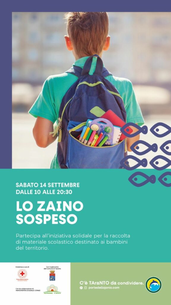 LOCANDINA ZAINO SOSPESO