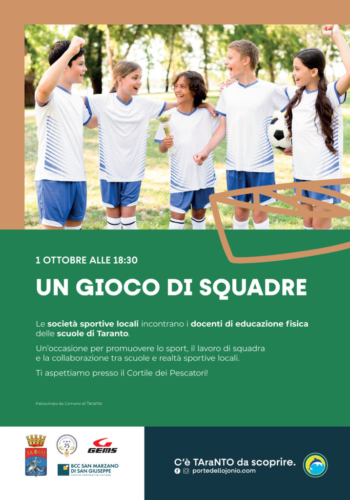 Locandina un Gioco Squadre 2024