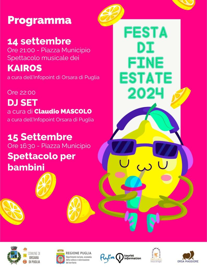 Orsara Festa di fine estate 2024