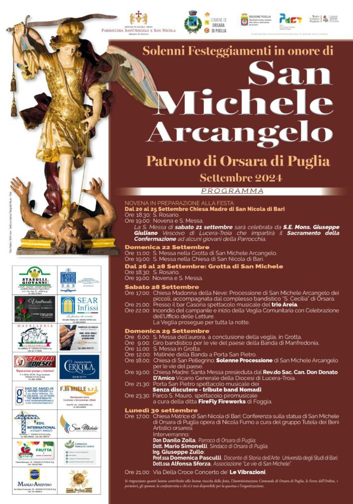 Orsara programma Festa San Michele