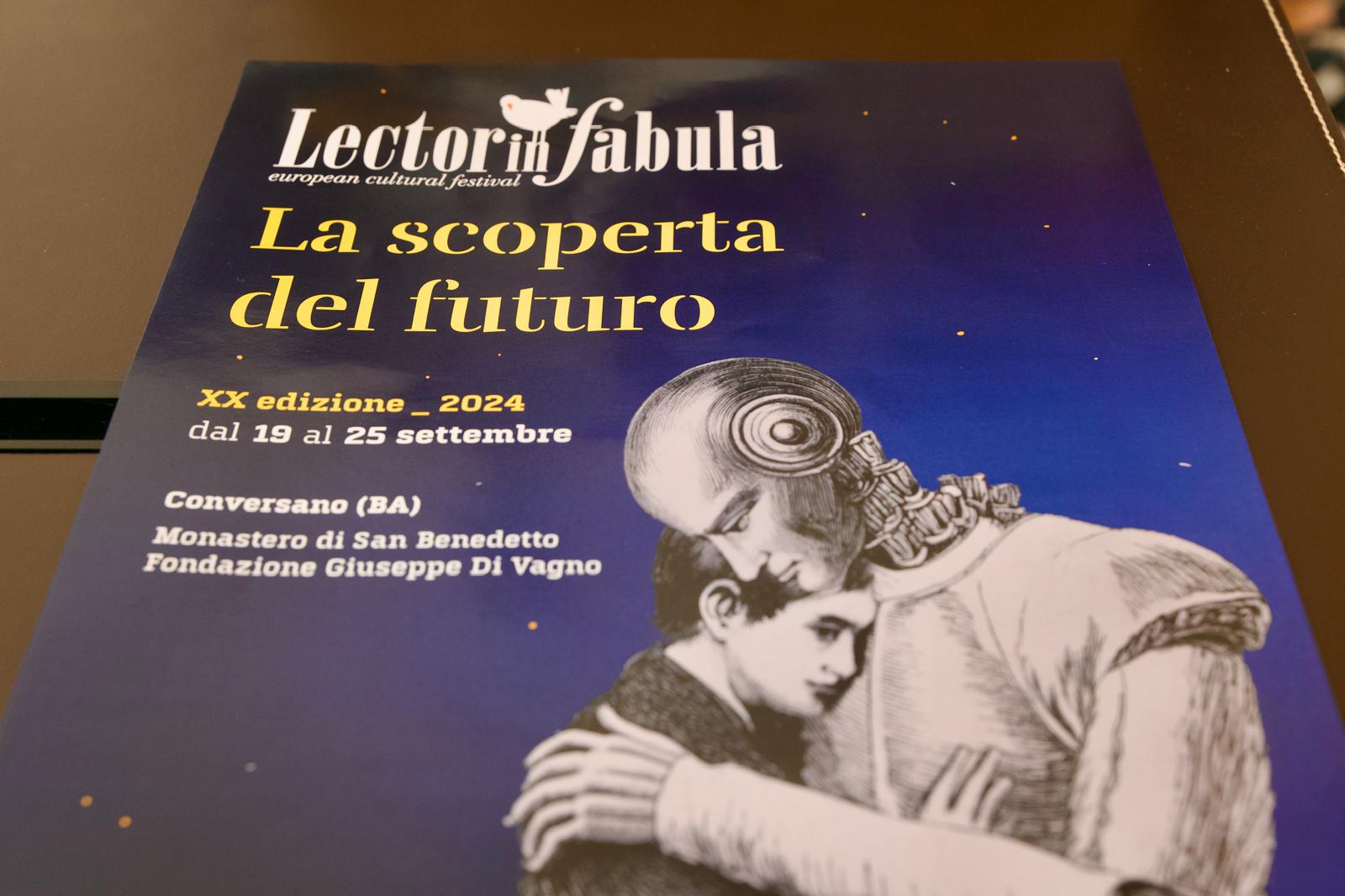 Lectorinfabula: presentata la ventesima edizione In programma a Conversano dal 19 settembre