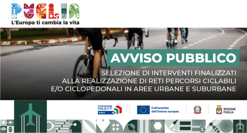 Piste ciclabili: Regione Puglia, avviso pubblico Per i Comuni