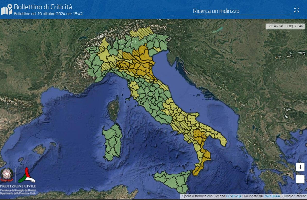 Maltempo: la Puglia fra le regioni in allerta per temporali e vento Protezione civile, previsioni meteo