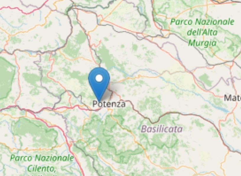 Potenza: terremoto, magnitudo 3 nella notte A seguire una scossa 2,3