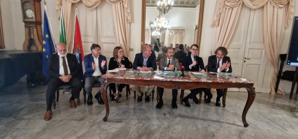 conferenza stampa Taranto Biotech Days tavolo relatori