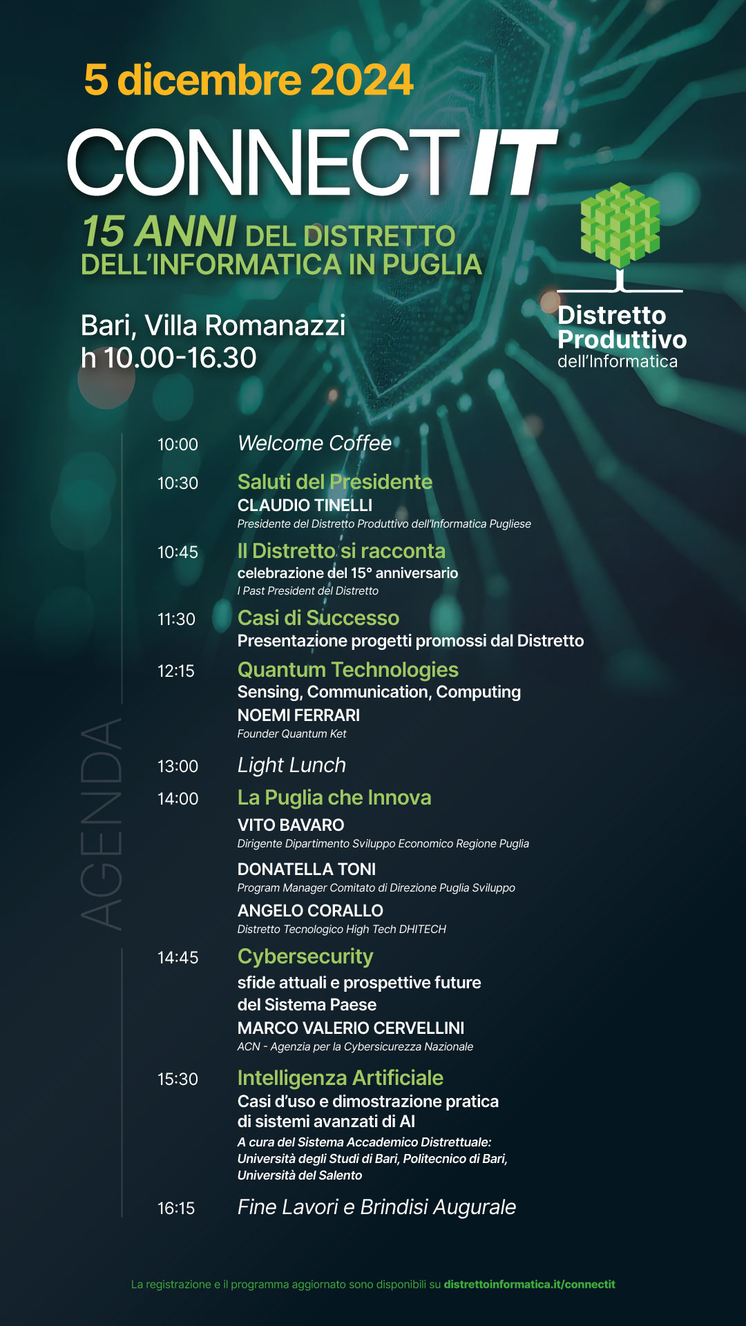 Bari: innovazione, tecnologie quantistiche, intelligenza artificiale e cybersecurity, oggi convegno "Connect IT"