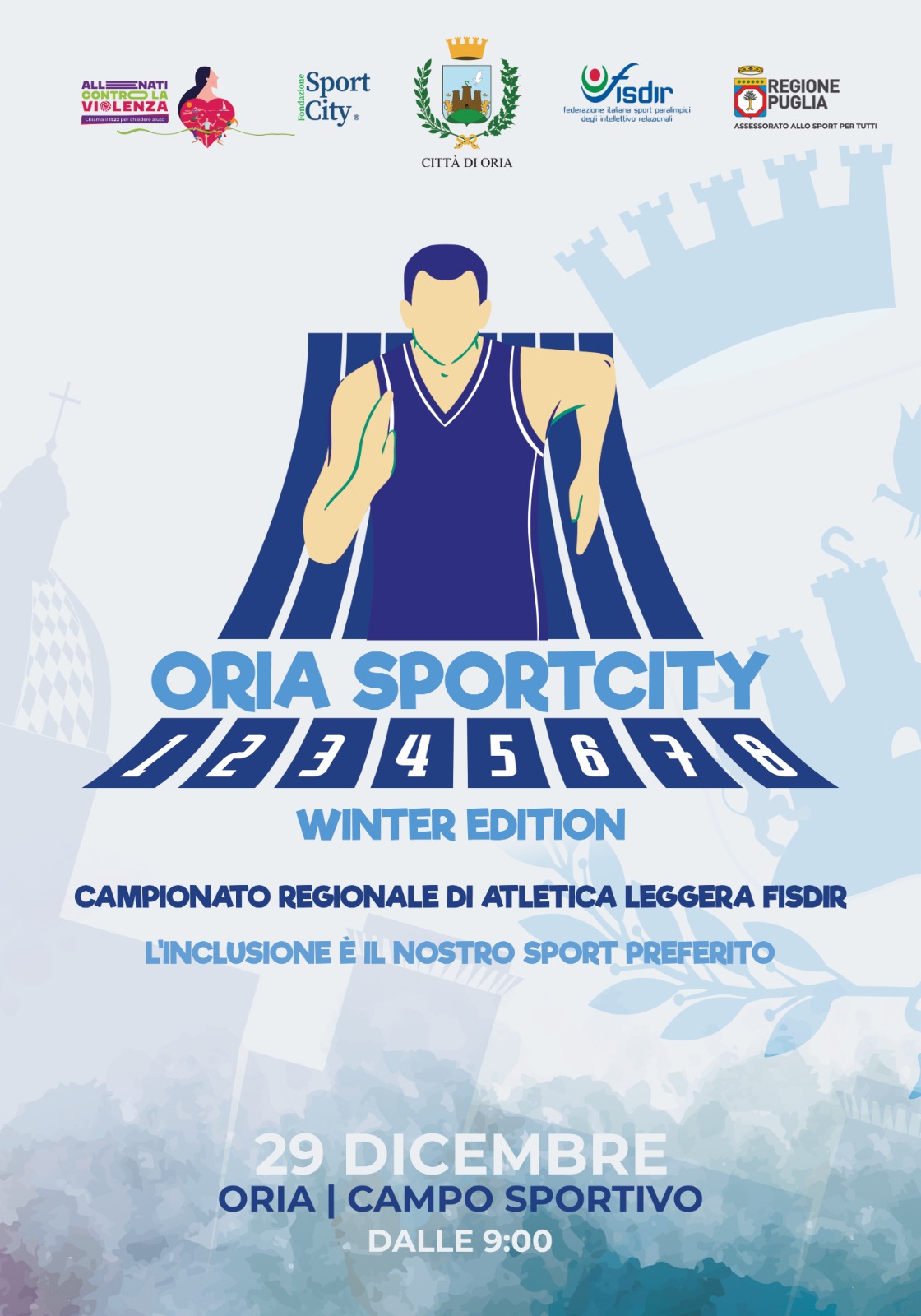 Oria Sportcity winter edition Inclusione e solidarietà