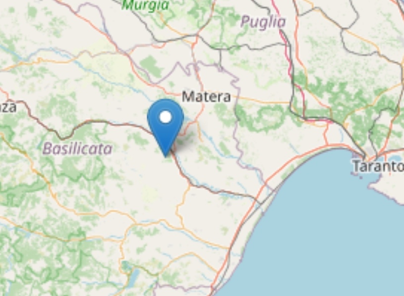 Terremoto: seconda notte consecutiva con un lieve sisma a Ferrandina Ieri sera scossa di magnitudo 2,2 al largo del Gargano