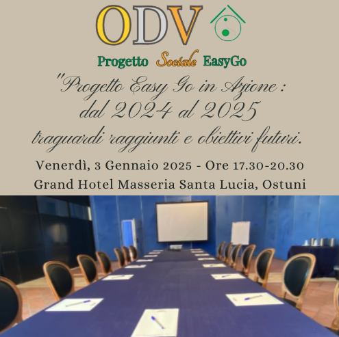 Ostuni: progetto Easy go Oggi presentazione