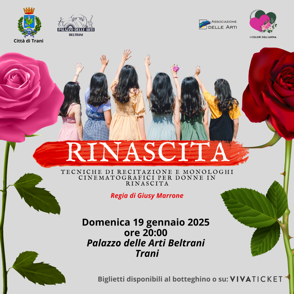 Trani: recitazione cinematografica come terapia Progetto "Rinascita"