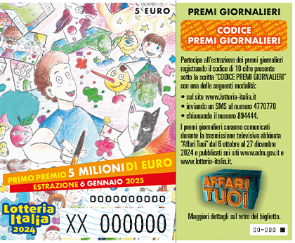 Lotteria Italia: a Bisceglie, Foggia e Massafra venduti tagliandi da centomila euro TUTTI I BIGLIETTI VINCENTI Ieri sera l