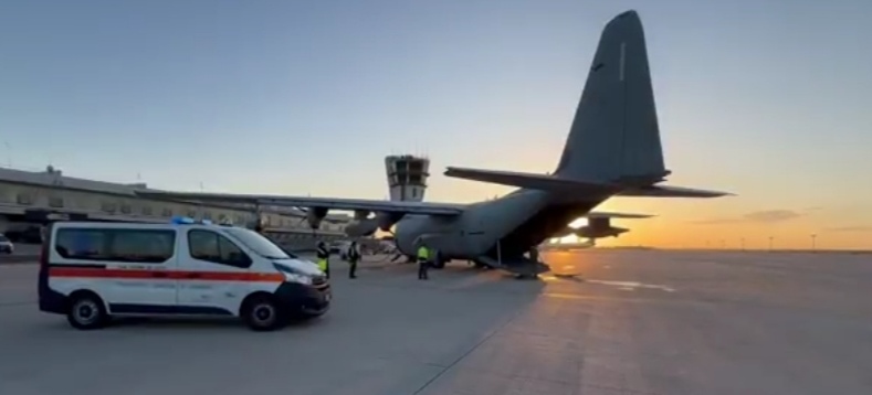 Bimba di tredici mesi in imminente pericolo di vita: trasporto urgente Bari Roma Aeronautica militare