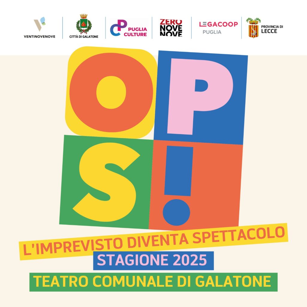 Stagione 2025 teatro Galatone locandina