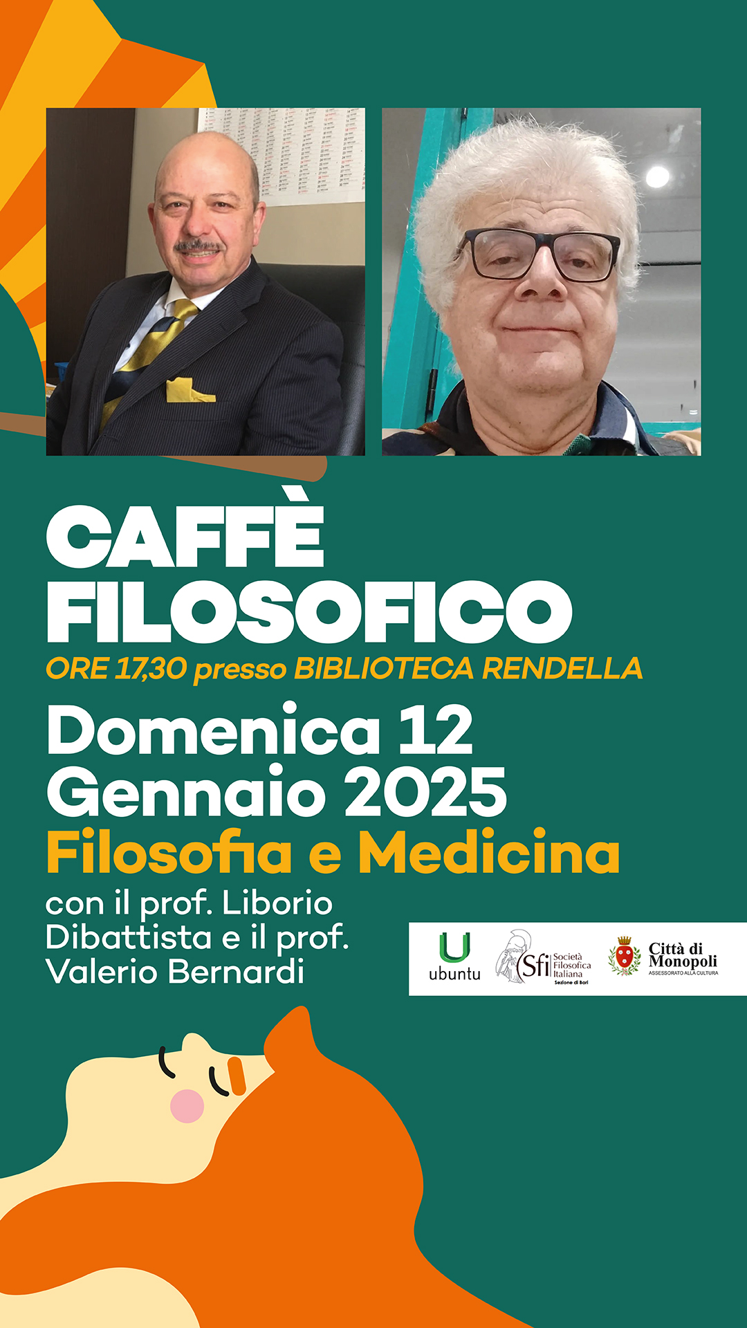 Monopoli: caffè filosofici Oggi riparte la rassegna