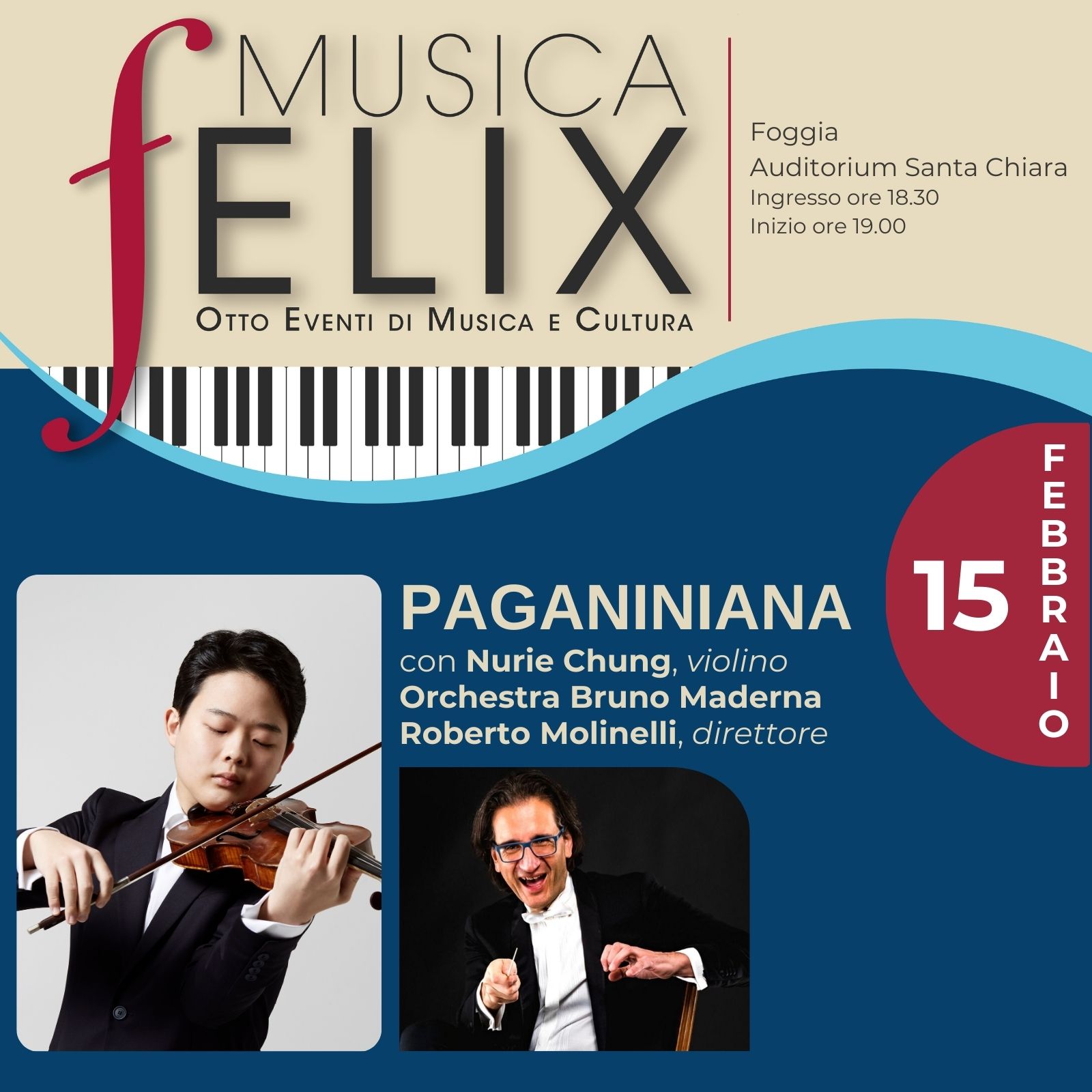 Foggia: sabato “Paganiniana” Musica felix