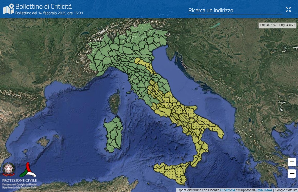 Maltempo: la Puglia fra le regioni oggi in allerta per temporali Protezione civile, previsioni meteo