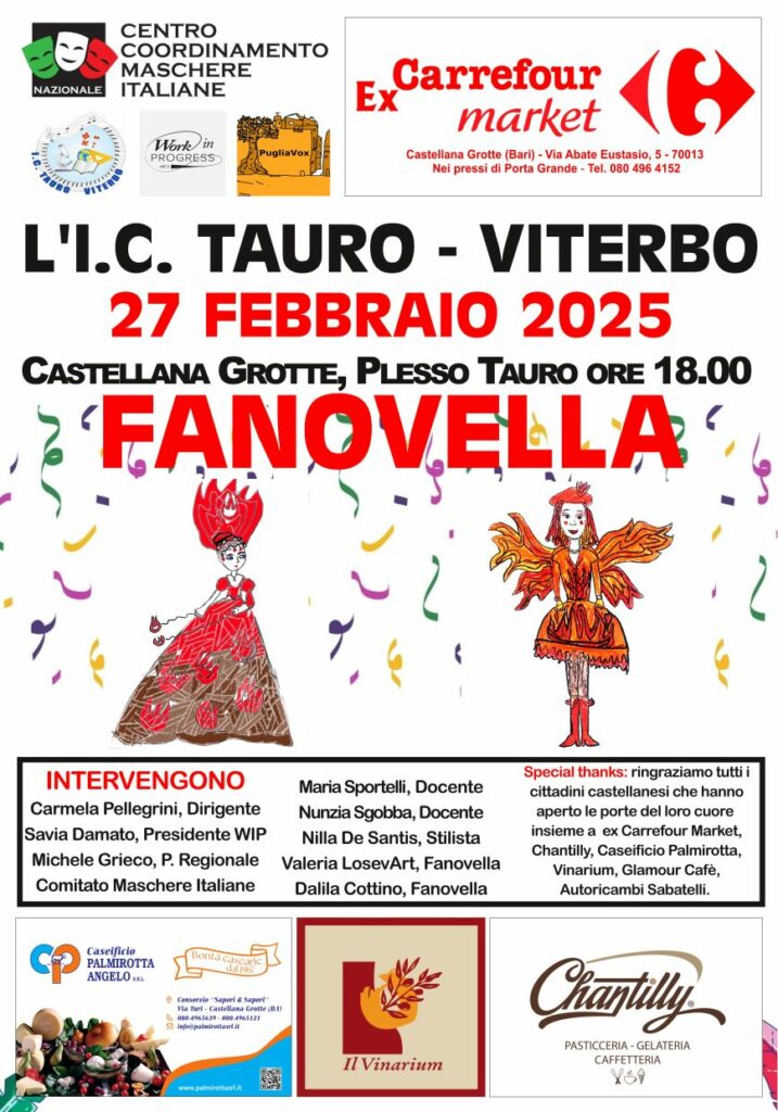 LOCANTINA CONFERENZA FANOVELLA, 27 FEBBRAIO 2025