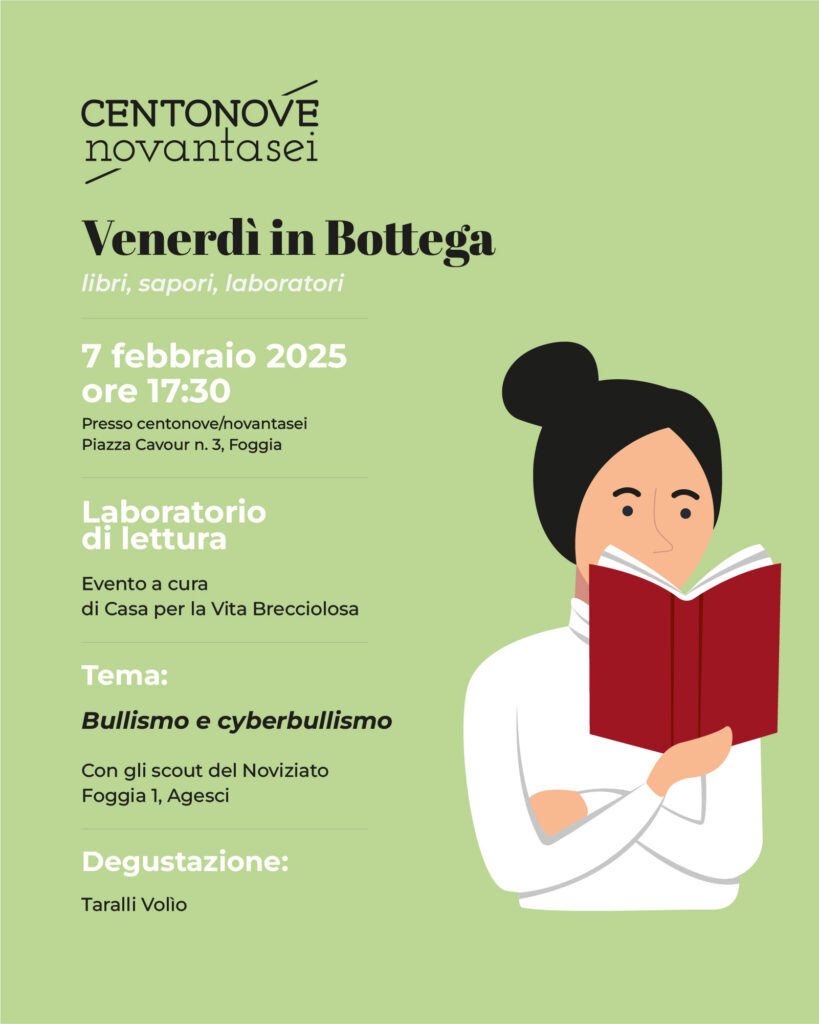 Locandina lab di lettura con Casa Brecciolosa