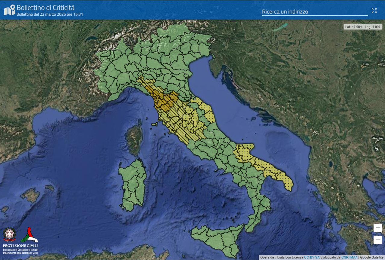 Maltempo: fra le regioni oggi in allerta la Puglia, per temporali e vento fino a burrasca Protezione civile, previsioni meteo