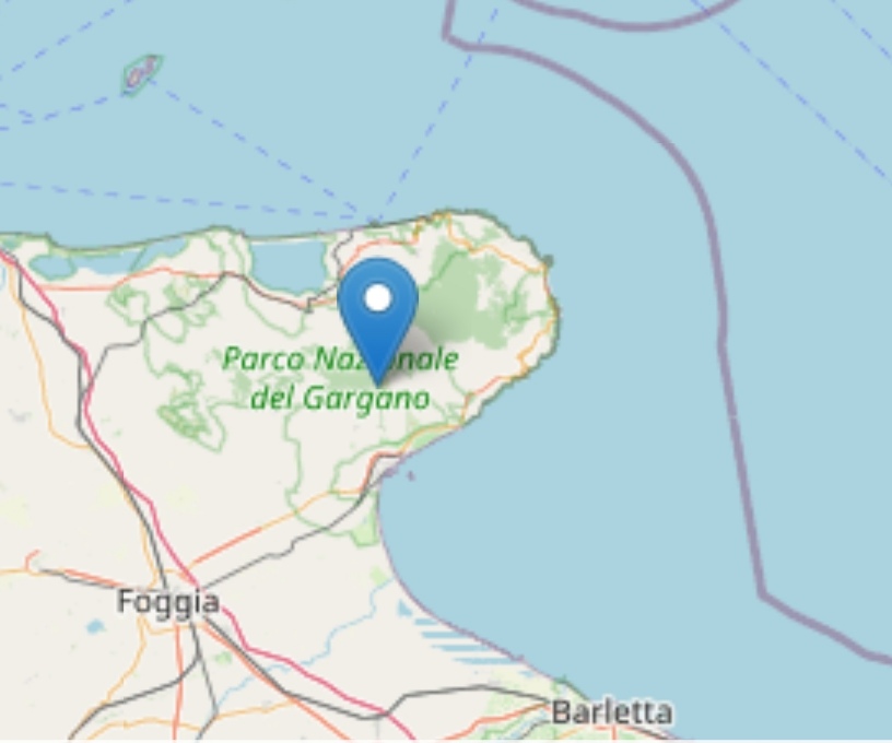 Terremoto: lieve scossa nel foggiano Magnitudo 2,2